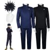 Jujutsu Kaisen Anime Fushiguro Megumi Cosplay Costume Top Pants Blue Halloween Party Uniform Set - Official Jujutsu Kaisen Store