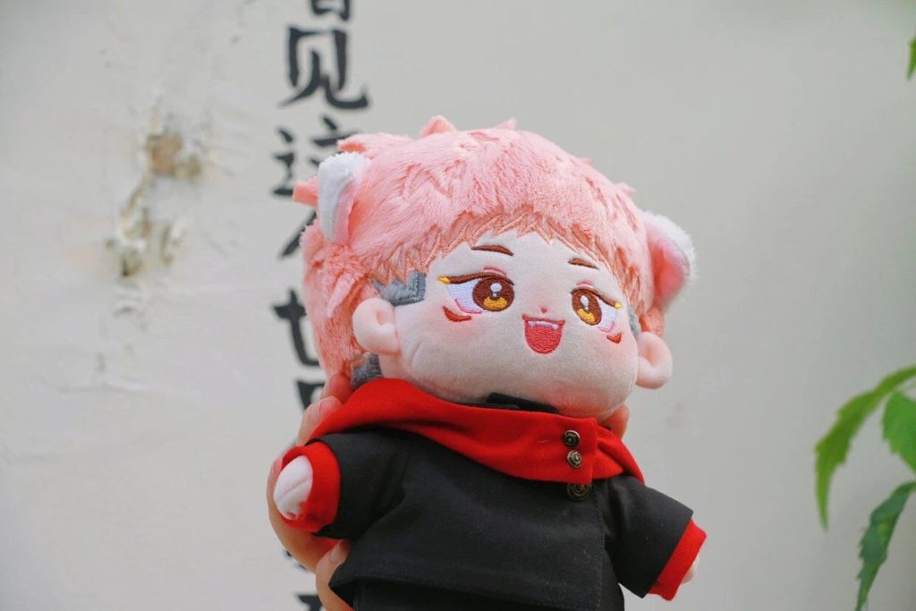 Original Anime Jujutsu Kaisen Itadori Yuji 20cm Cute Cats Pink Hair Plush Doll Body DIY Change 3 - Official Jujutsu Kaisen Store