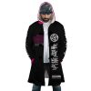 Pink Gojo JK AOP Hooded Cloak Coat FRONT Mockup - Official Jujutsu Kaisen Store