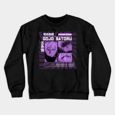 Gojo Satoru Infinity Void Streetwear Crewneck Sweatshirt Official Jujutsu Kaisen Merch
