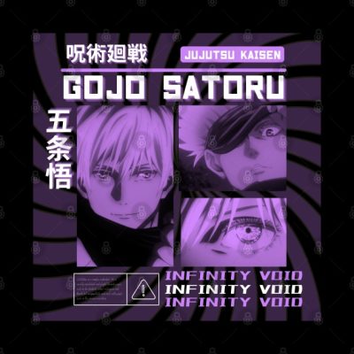 Gojo Satoru Infinity Void Streetwear Throw Pillow Official Jujutsu Kaisen Merch
