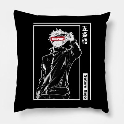 Gojou Sensi Aesthetic Throw Pillow Official Jujutsu Kaisen Merch