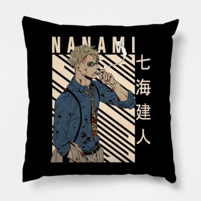 Kento Nanami Jujutsu Kaisen Throw Pillow Official Jujutsu Kaisen Merch