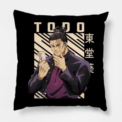 Aoi Todo Jujutsu Kaisen Throw Pillow Official Jujutsu Kaisen Merch