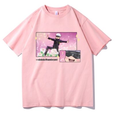 Anime Jujutsu Kaisen T Shirt Gojo Satoru Clothes Tops Tees Camiseta Camiseta 5.jpg 640x640 5 - Official Jujutsu Kaisen Store