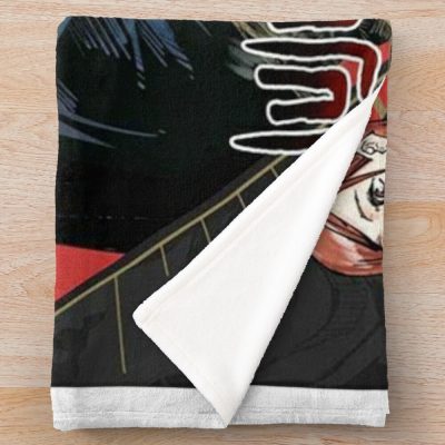 Four Character Throw Blanket Official Jujutsu Kaisen Merch