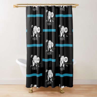 Gojo Satoru Jjk Design (High Quality) Long Shower Curtain Official Jujutsu Kaisen Merch