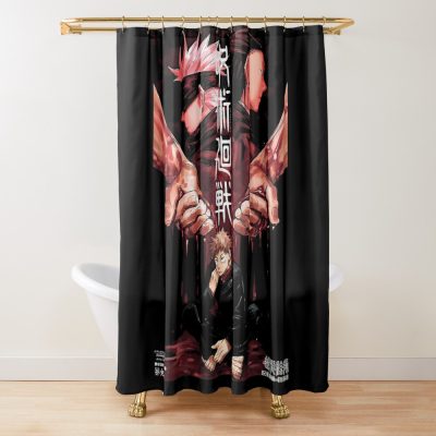 Jujustu Kaisen Active Shower Curtain Official Jujutsu Kaisen Merch