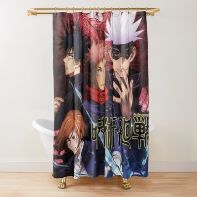 Best Selling Cover Anime Shower Curtain Official Jujutsu Kaisen Merch