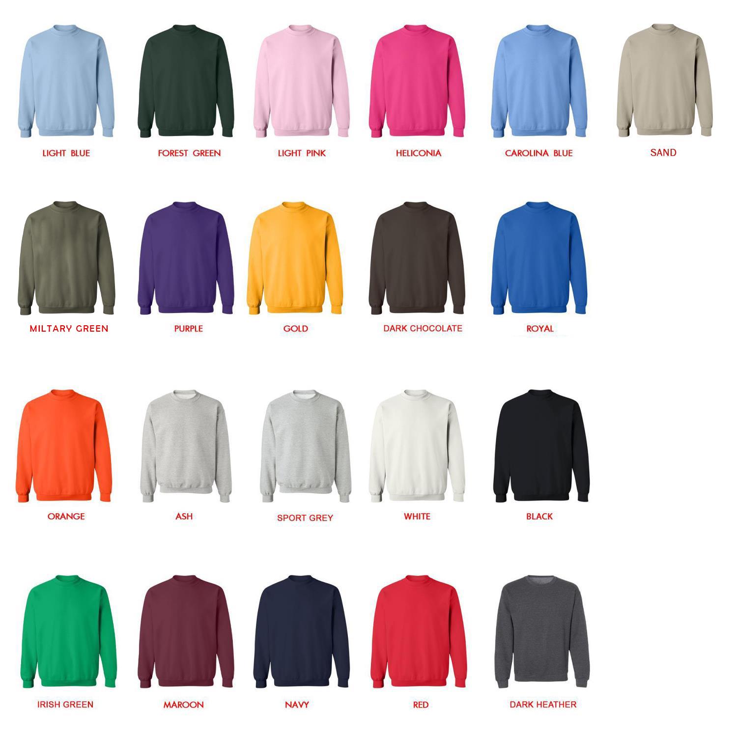 sweatshirt color chart - Official Jujutsu Kaisen Store