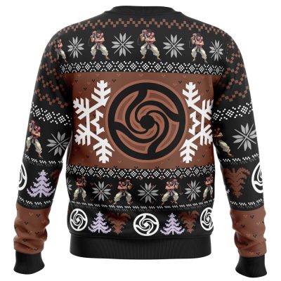 Chibi Toji Fushiguro JK Ugly Christmas Sweater BACK mockup - Official Jujutsu Kaisen Store